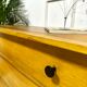 Vintage chest of drawers feet black metal
