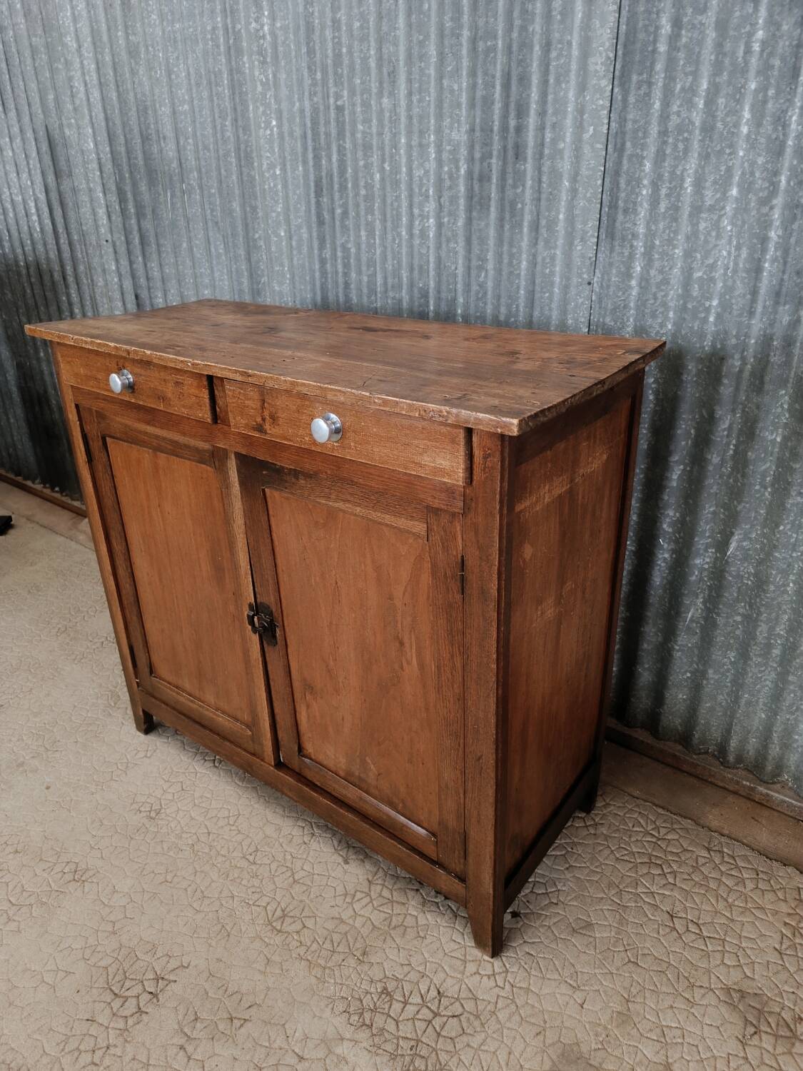 Parisian vintage wooden sideboard