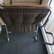 Chair tubular in Brown velvet of the 1970s