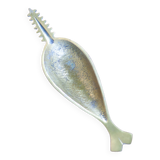 Brass ashtray, fish saw, modernist, decoration