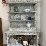 Walnut dresser, 19th century.