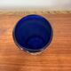 Antique Legras vase – Cobalt blue glass with floral enamel – Art Nouveau
