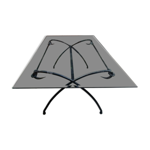 table à manger fer forgé