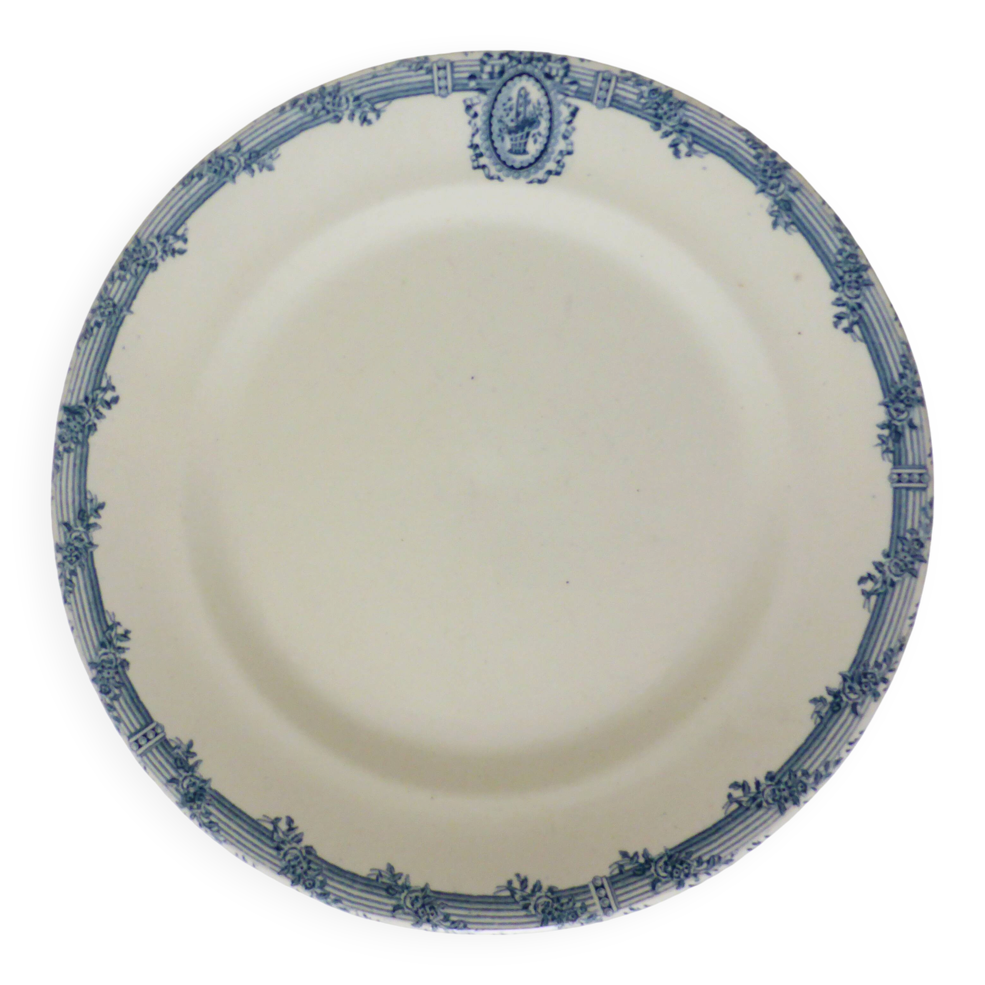 Vintage round serving dish from Salins 210398