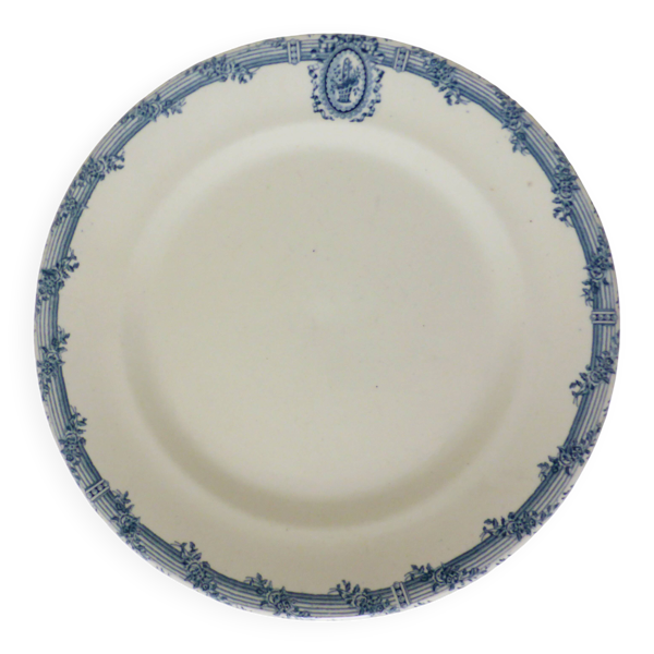 Plat de service rond vintage de Salins 210398