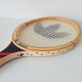 Vintage wooden tennis racket Ilie Nastase Adidas
