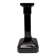 Black glass candlestick