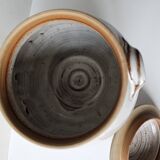 Ceramic stoneware soup tureen Signed Roger Jacques (Puisaye)