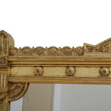 Large Victorian Gilt Overmantle Mirror 136x152cm