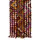 Vintage Handwoven Turkish Kilim Runner Rug with Colorful Pom Poms