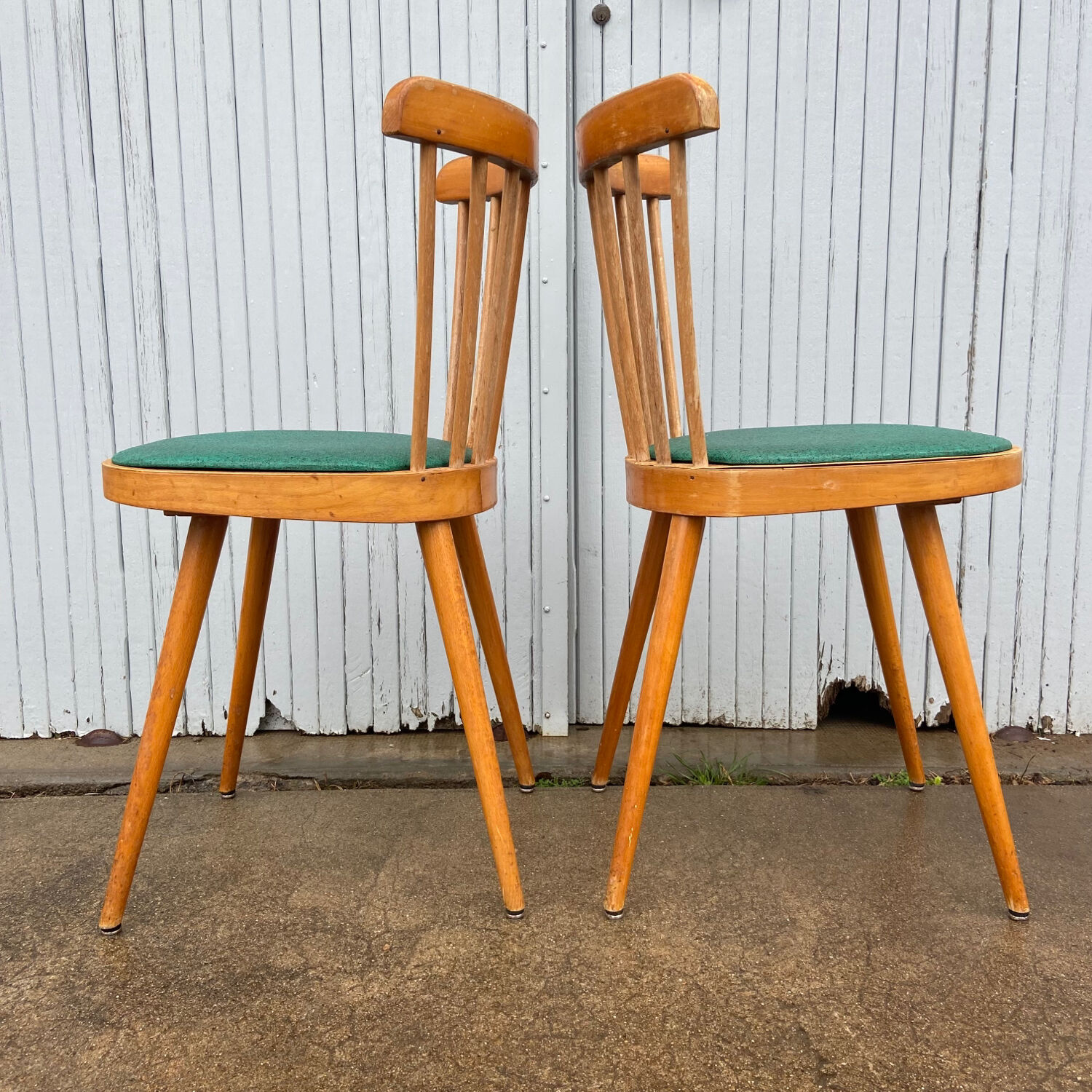 Lot de 4 chaises vintage
