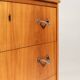 Vintage Scandinavian elm secretary, 1950s