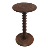 Art Deco wooden pedestal table