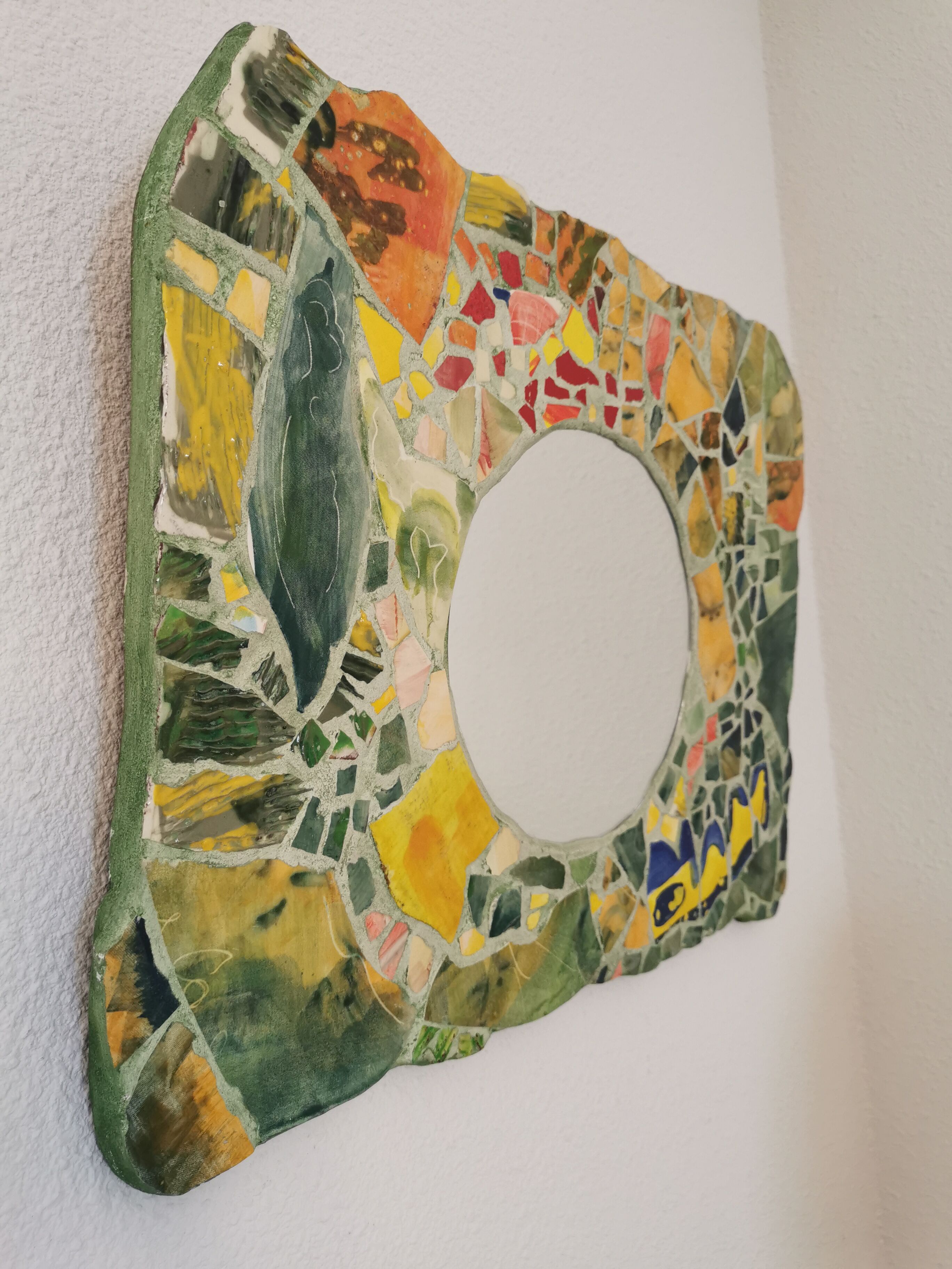 Vintage mosaic mirror 60x45cm