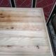 Solid pine bistro table with sanded top, 50s