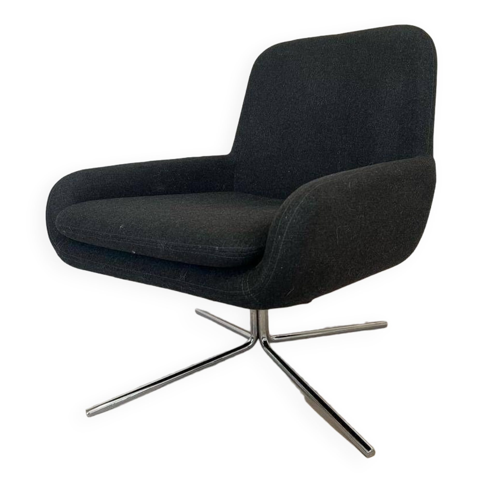 Fauteuil scandinave coco swivel de softline