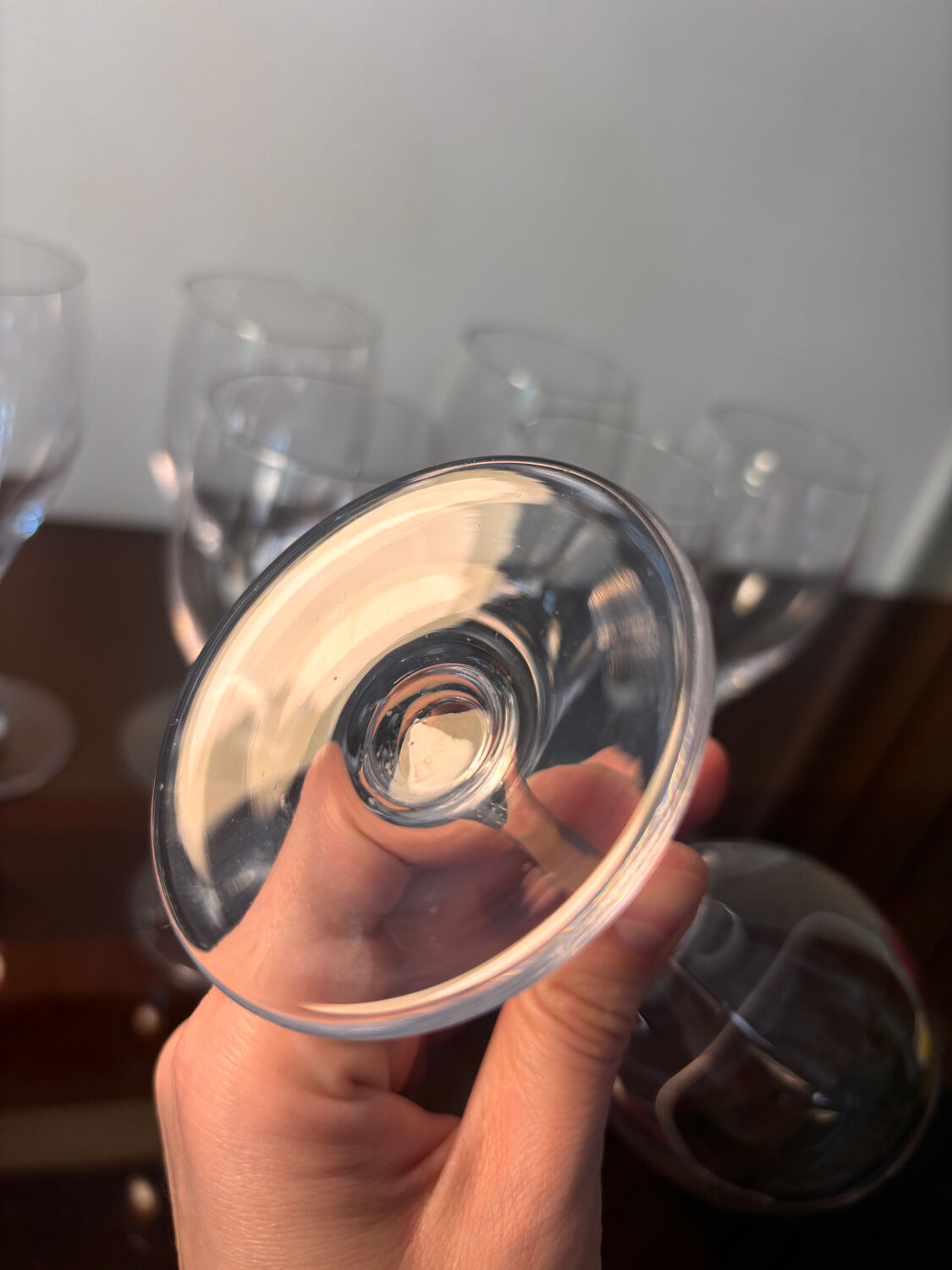 7 p. Bayel champagne glasses/wine glasses
