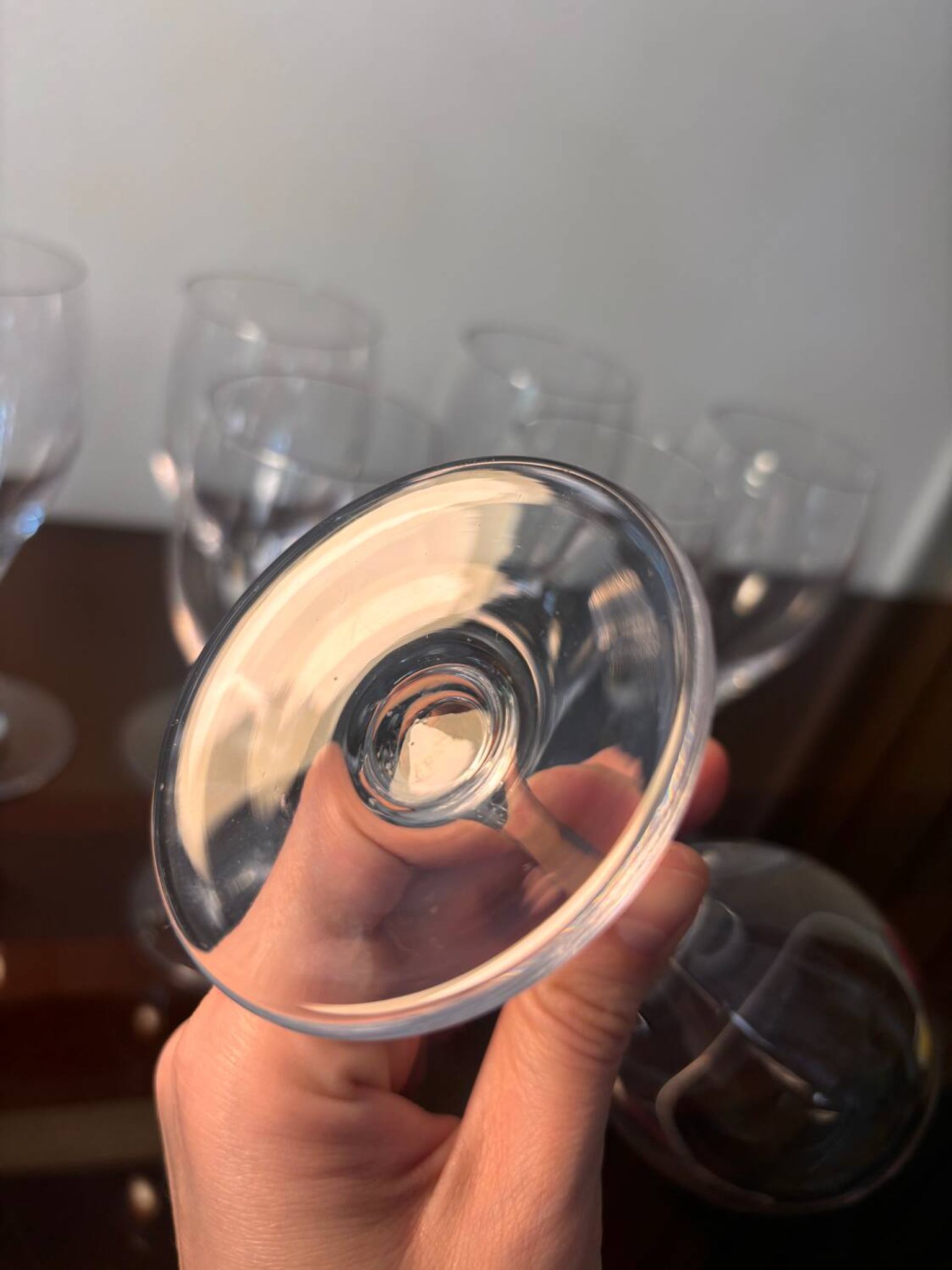 7 p. Bayel champagne glasses/wine glasses