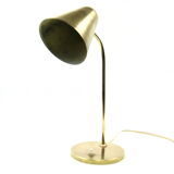 Brass desk lamp
