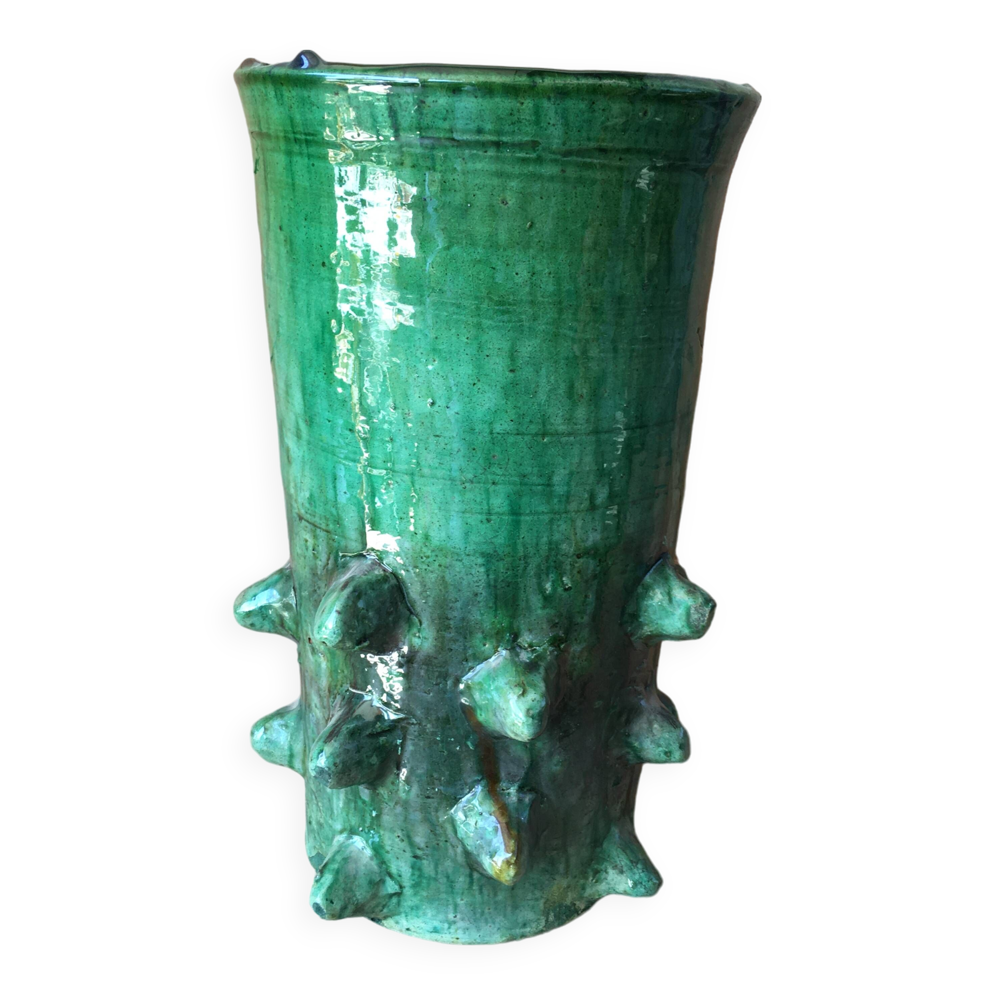 Tamegroute pottery in glazed terracotta