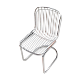 Chaise en métal chromé des années 70