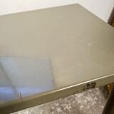 Bureau métal vintage kaki