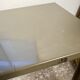 Vintage khaki metal desk