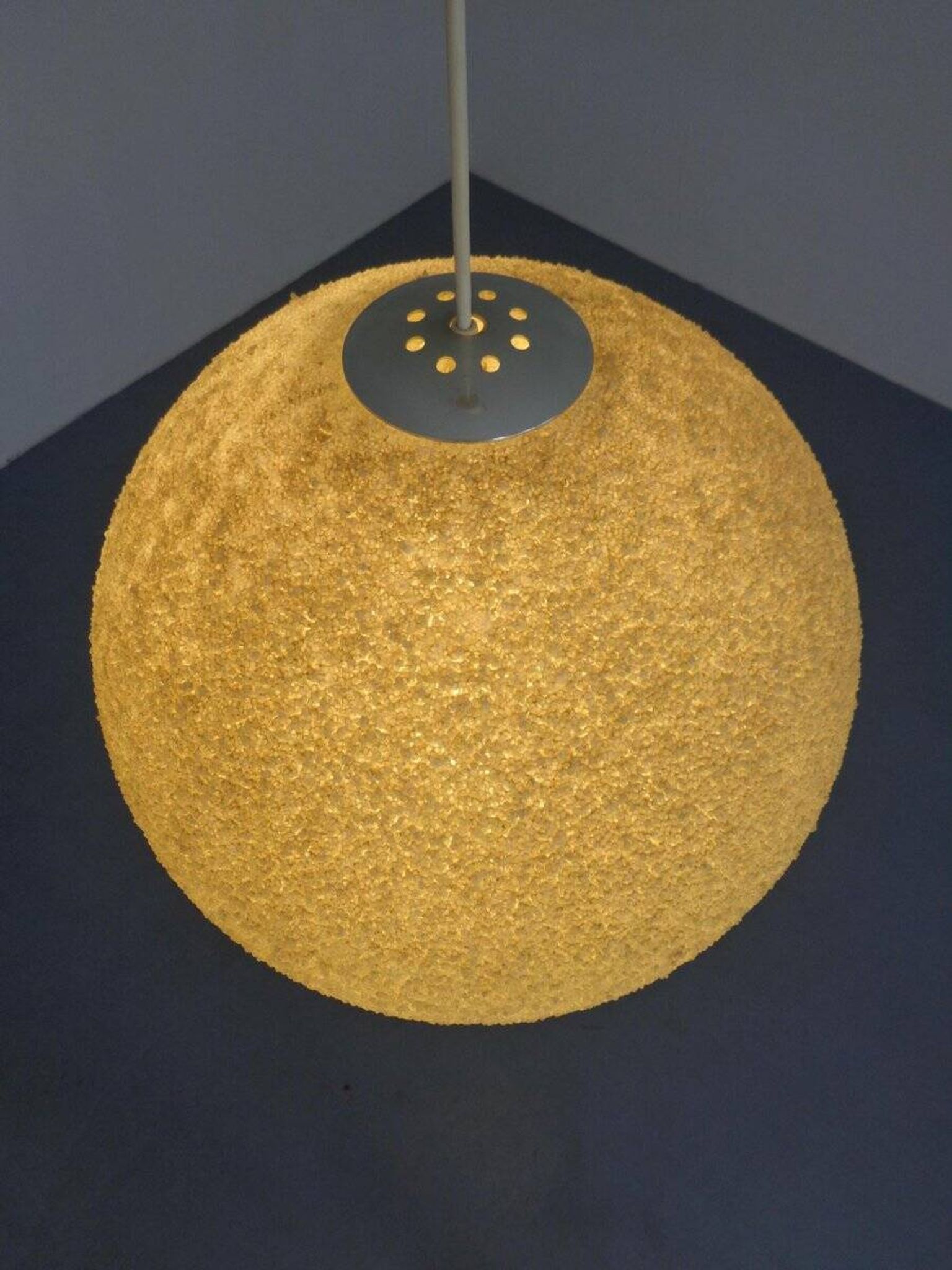 Large Sugarball Pendant Lamp by John & Sylvia Reid for Rotaflex, 1960s