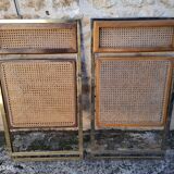 Italian cane folding chairs