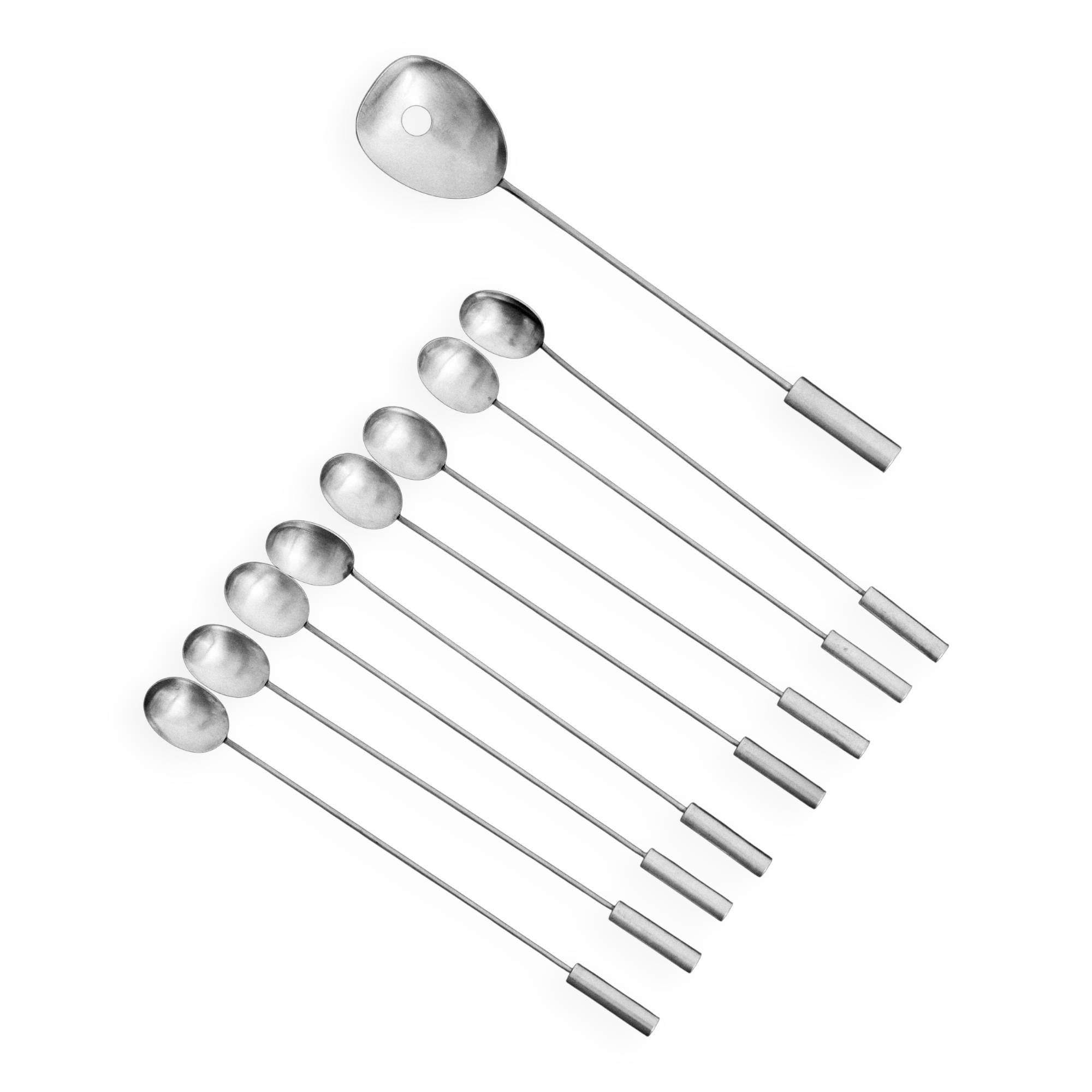 Modernist cocktail cutlery set, 1980s