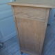 Vintage shallow oak sideboard, 2 drawers, 2 doors, 1 shelf.