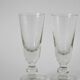 Set of 3 absinthe glasses, early 20th century