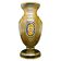 Vase, rococo, frosted glass, France, 19th century
