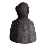 Mid-century decorative African wooden sculpture, made in the 1940s-50s.