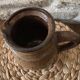 Enamelled stoneware water pot