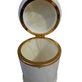 Large Alabaster Pot With Gilding Bathroom Cotton Pot Or Other