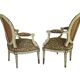 Ensemble de fauteuils médaillon époque Louis XVI, 18ème