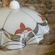 Glass pendant light from the 1980s, Yugoslavia