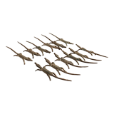 Brass crocodile knife holder