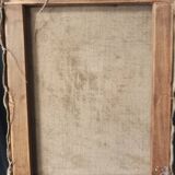 Small old portrait, oil on canvas