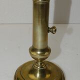 19th bronze brass candlestick