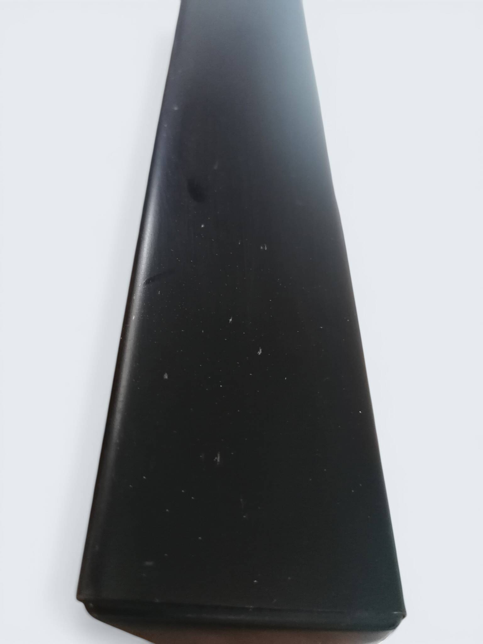 Matte black and chrome lamp from the 80s - Vintage space age Notaire lamp.