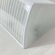 Holophane prismatic white enameled glass wall light LAMP-7317