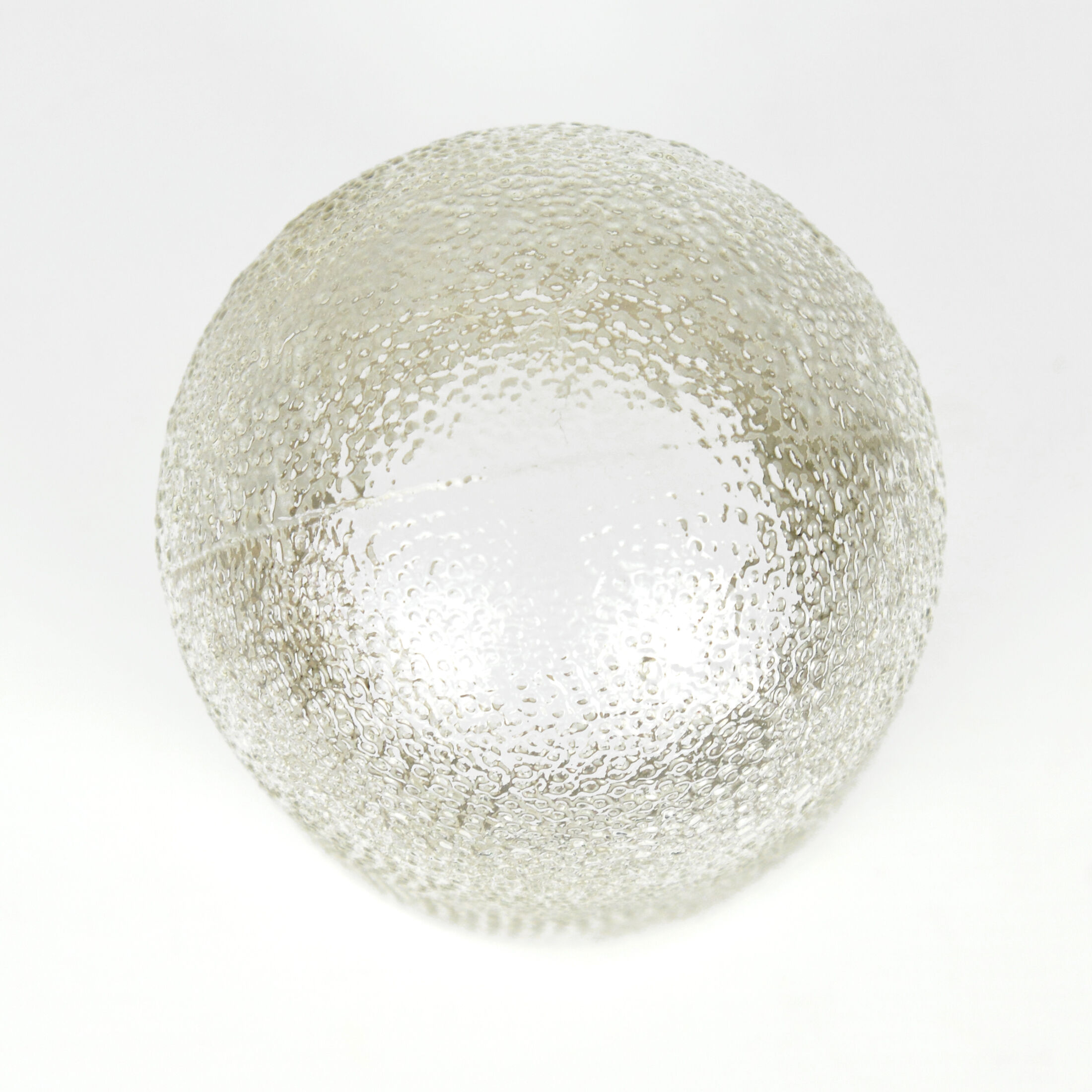 Spherical industrial wall lamp, DZPE, Poland, 1960s