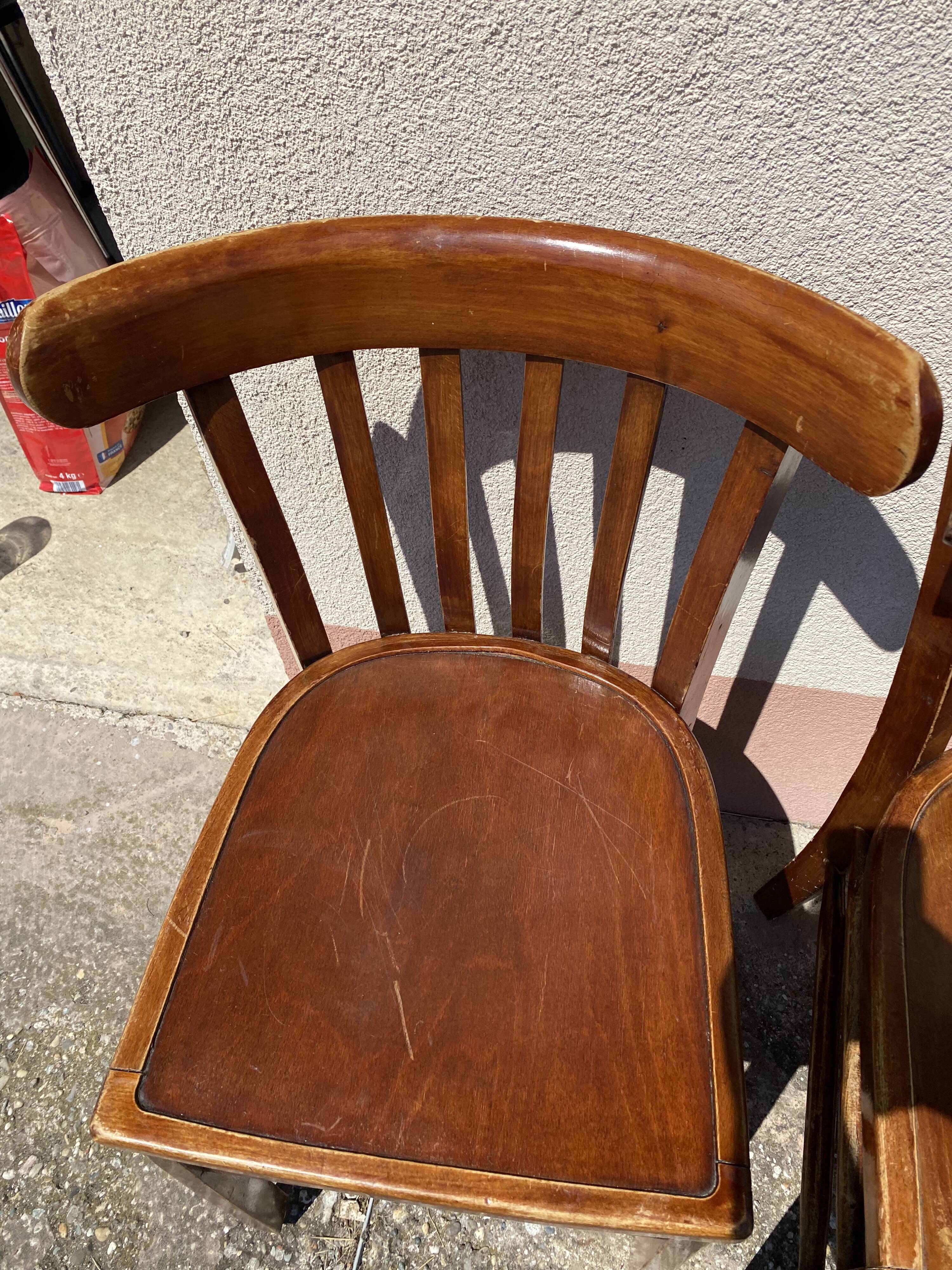 Vintage bistro chair chair from industrial bars