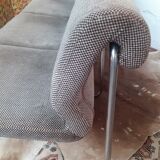 Tubular bench 1970 vintage design