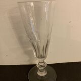 Set de 7 flûtes anciennes en verre soufflé