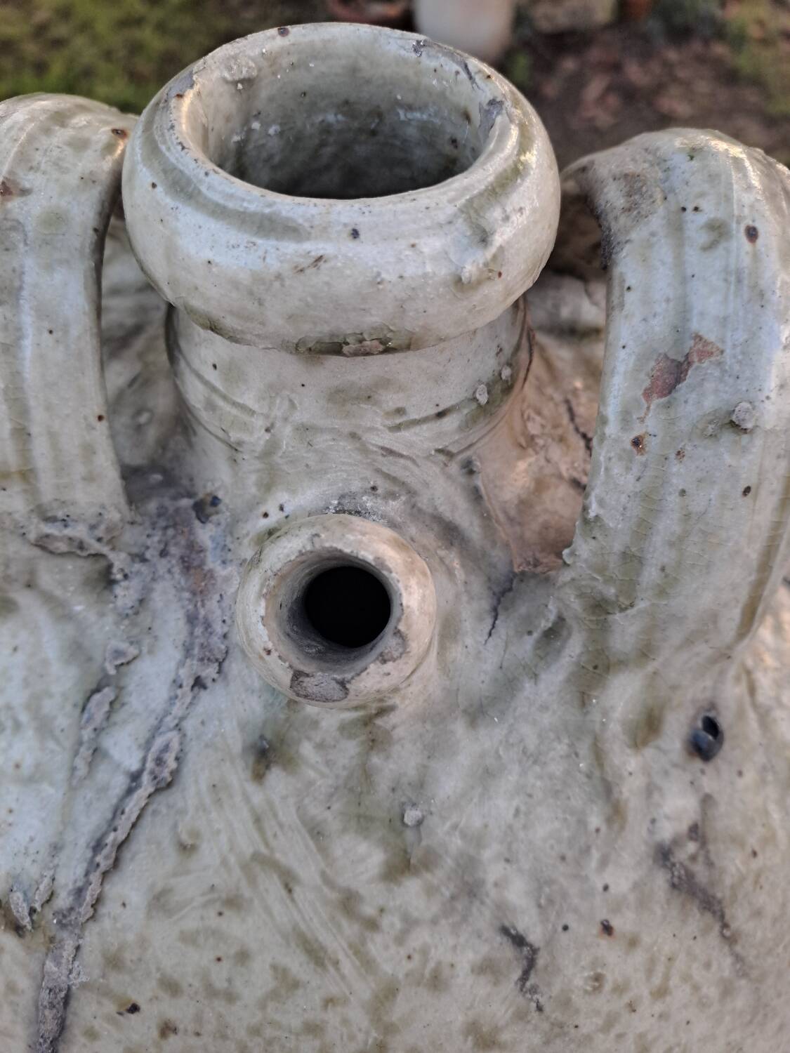 Large glazed stoneware jug