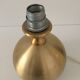 Vintage golden metal ball lamp foot