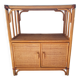 Small rattan and bamboo sideboard